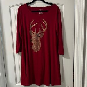 City Streets Reindeer Dress